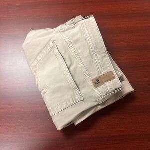 AG Adriano Goldschmied The Protégé Slim‎ Straight Khaki Pants Size 36 Details